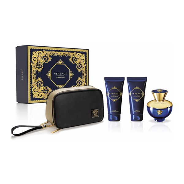Versace Dylan Blue Pour Femme Eau De Parfum 100Ml 4-Piece Set