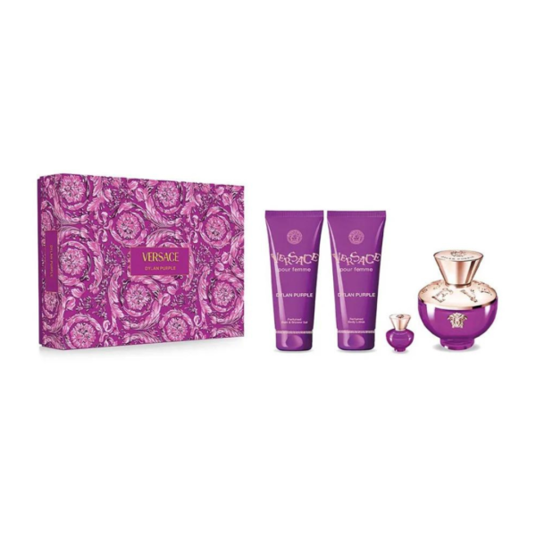 Versace Dylan Purple Eau De Parfum 100Ml 4-Piece Set