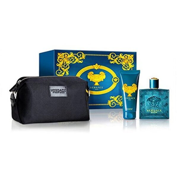 Versace Eros For Him Eau De Toilette 100Ml + 10Ml Bag Set