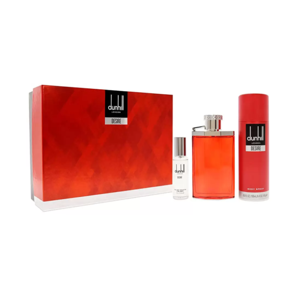 Dunhill Desire Red Eau De Toilette For Him 100Ml 3-Piece Set